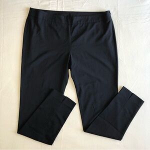 RED VALENTINO Women’s Black Straight Leg Side Zip Trousers Size EU 46 US XL